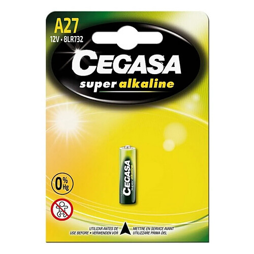 Pile Alcaline Cegasa A27 8LR732 12V