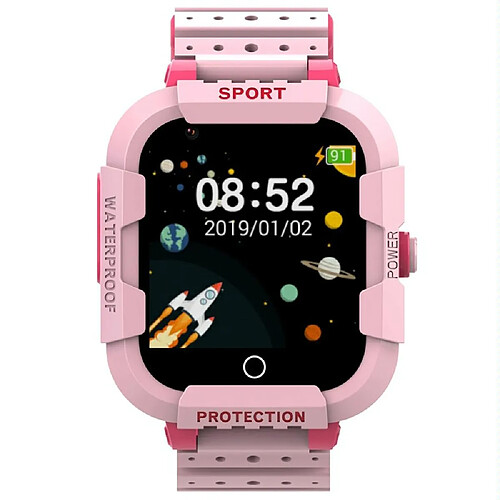 Yonis Montre Enfant GPS 4G Étanche SOS Multilingue