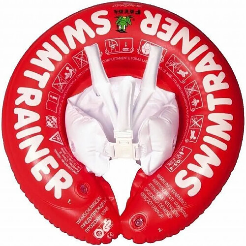 Freds Swim Academy Bouée bébé Swimtrainer Rouge 3 mois a 4 ans