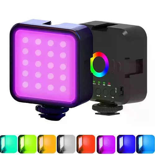 Cfsyls Mini panneau lumineux LED pour caméra, éclairage Photo et vidéo