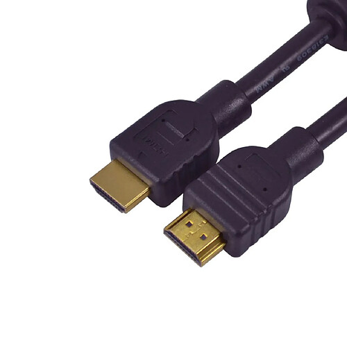 Heden Cable HDMI 1.3a M/M 1 mètre , fiche or vendu en cavalier