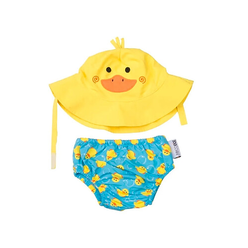 Zoocchini Maillot et Chapeau Canard (12-24M)