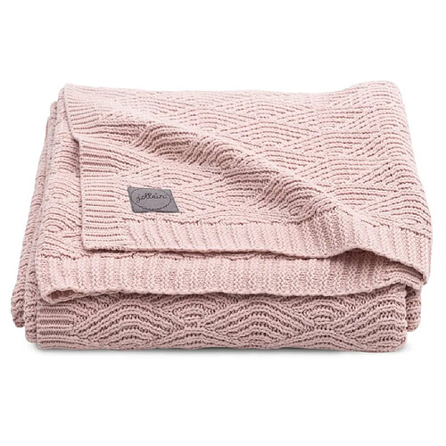 Jollein Couverture River Knit 75x100 cm Rose pâle