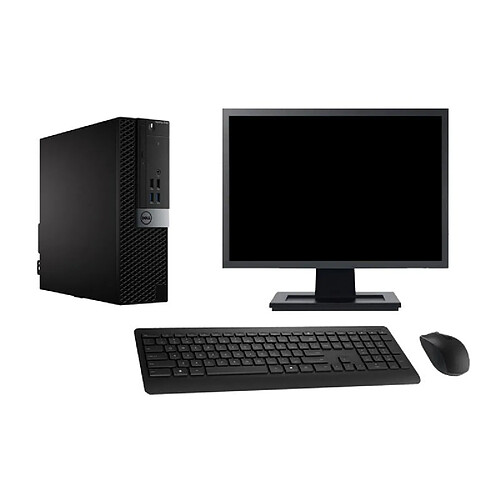 PC Dell 7040 SFF Ecran 27" i5-6500 RAM 16Go Disque 2To HDMI Windows 10 Wifi · Occasion