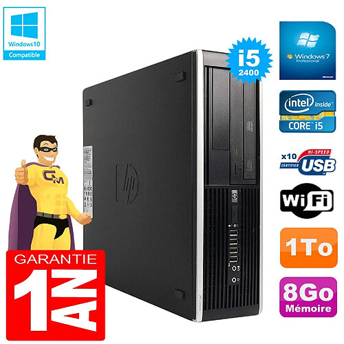 PC HP Compaq Pro 6300 SFF I5-2400 RAM 8Go Disque 1To Graveur DVD Wifi W7 · Occasion