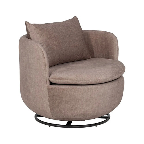 BigBuy Home Fauteuil Taupe Bois Fer 84 x 74 x 66 cm