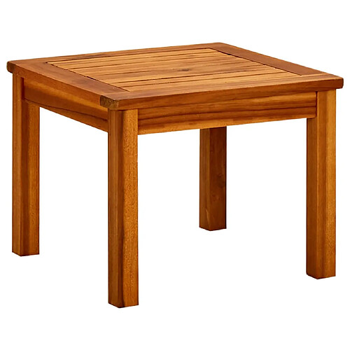 vidaXL Table basse de jardin 45x45x36 cm Bois solide d'acacia