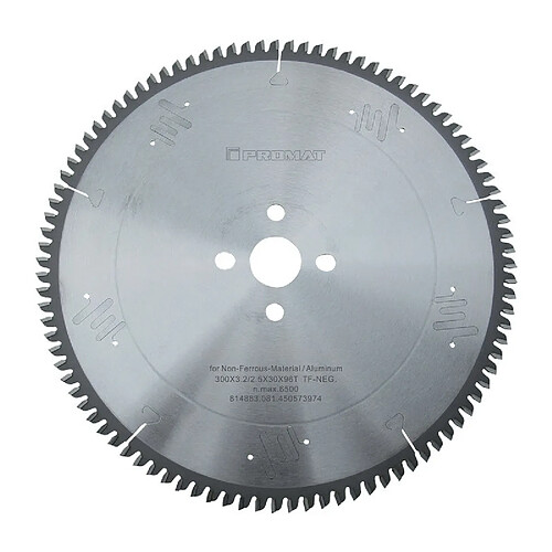 PROMAT Lame pour scie circulaire de précision D. extérieur 300 nombre de dents 96 nég.