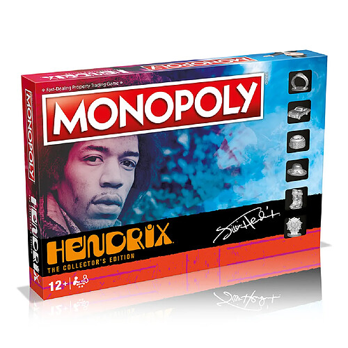 Winning Moves MONOPOLY - Jimi Hendrix (ANGLAIS)