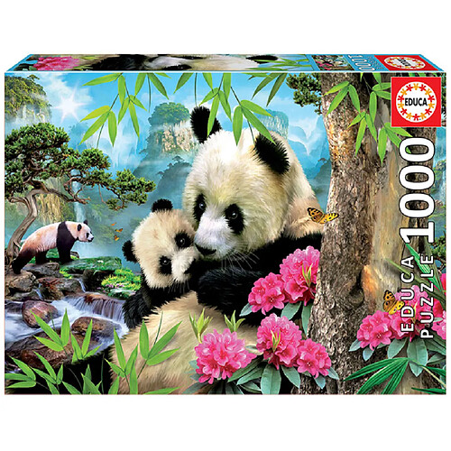 Educa Borras Puzzle 1000 pcs - Les Pandas