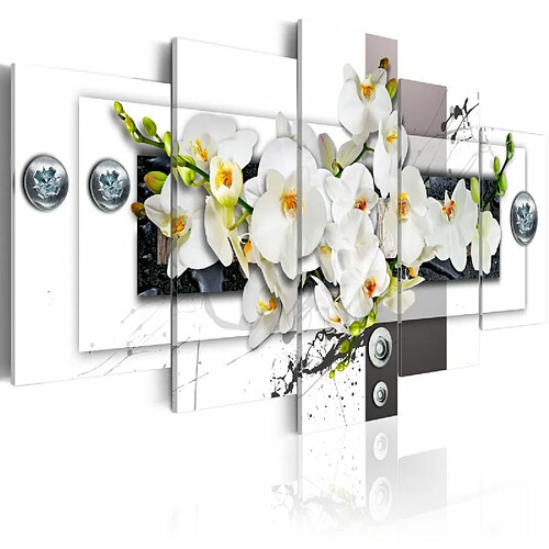 Paris Prix Tableau Imprimé Mechanical Orchid 50 x 100 cm