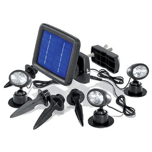 Sunny Lot de 3 lampes spot projecteur solaire 3 leds