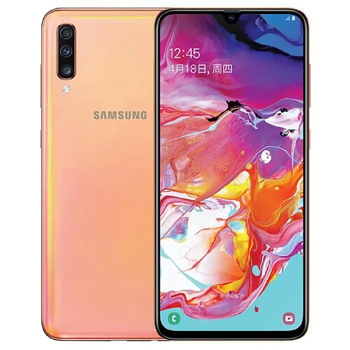 Samsung Galaxy A70 128 Go Corail - débloqué tout opérateur