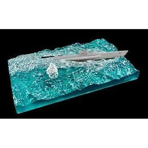 WAVE Base GERMAN U-BOAT WAVE BASE W/Water splash for SE73502 73503 73504 - 1:350e - Hobby Fan