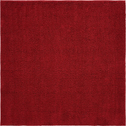 Hadorn Tapis shaggy 185x185 rouge Luzern