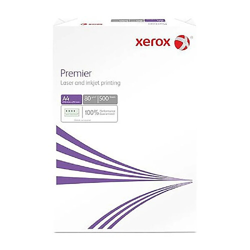 Papier A4 blanc 80 g Xerox Premier - Ramette de 500 feuilles - Lot de 5