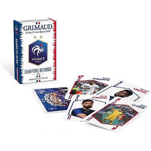 Champion ne pas utiliser JEU 54 CARTES CHAMION DU MONDE 2018