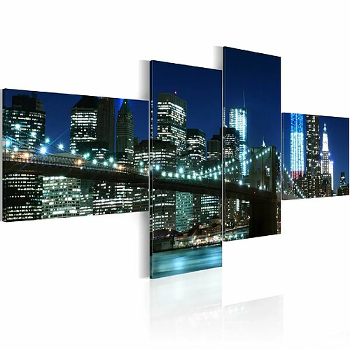 Paris Prix Tableau Imprimé Brooklyn Bridge 45 x 100 cm