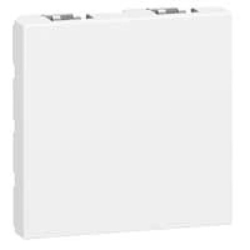 obturateur 2 modules blanc legrand mosaic