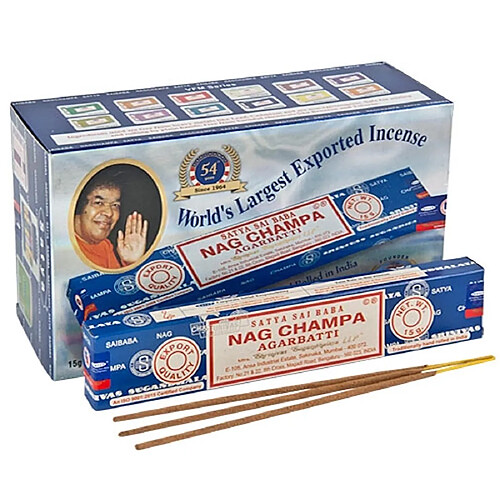 Pack Boite d'encens Original Nag Champa 180g Satya Sai Baba