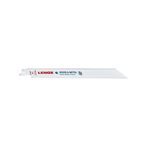 IRWIN Carte de 5 lames Bimétal 810R 200 x 20 x 13 mm pour bois cloutés plastiques métaux non ferreux aluminium et composites Coupe avec verticalité puissante