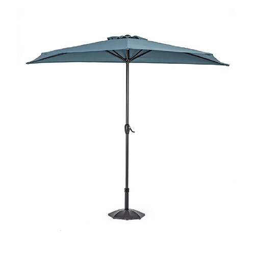 Mes Demi-parasol 270x135x232 cm en toile bleu - PARAZ