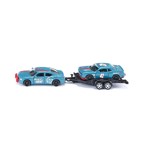 SIKU Dodge Charger avec Dodge Challenger SRT Racing 1:55