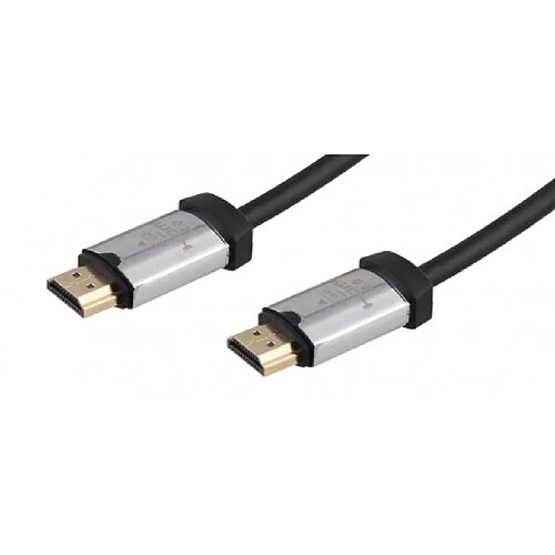 T'Nb TNB HDMI4K2 - Câble HDMI M/M 2.0 compatible 4K 2m - noir