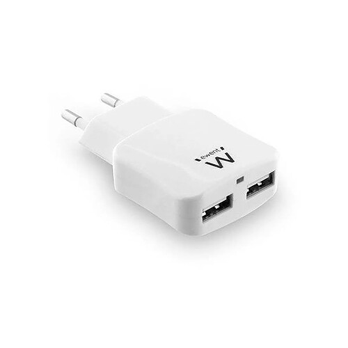 Ewent - Chargeur Usb Intelligent 2 Ports - 2.4 A