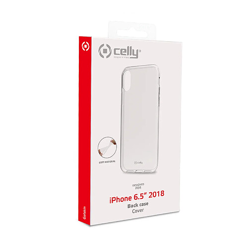 Celly Gelskin coque de protection pour téléphones portables 16,5 cm (6.5') Housse Transparent