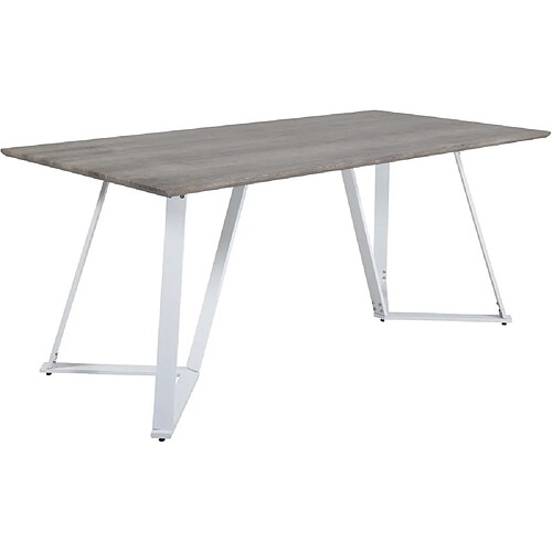 Venture Home Table de repas en MDF et acier Marina.