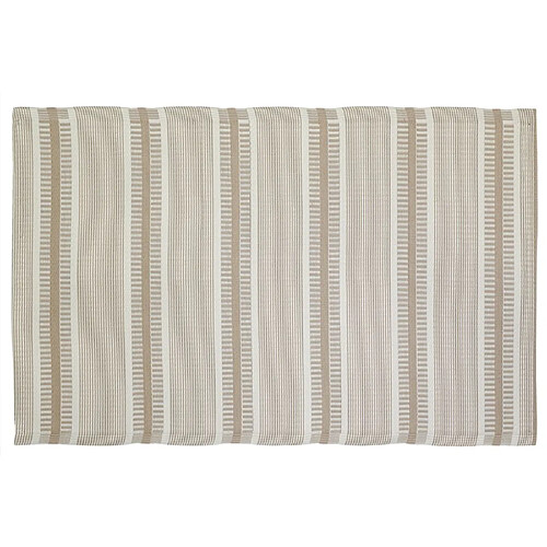 Aubry Gaspard Tapis d'extérieur en polypropylène 120 x 180 cm Ethnique - Beige.