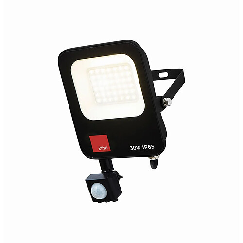 Lumière Projecteur Extérieur LED PIR 30W 6500k Noir & Anthracite IP65