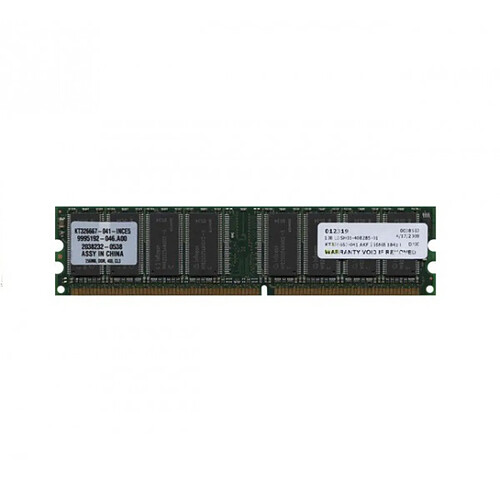 Ram Barrette Mémoire Kingston 256MB DDR PC-3200 400MHz KT326667-041-INCE5 CL3 · Occasion