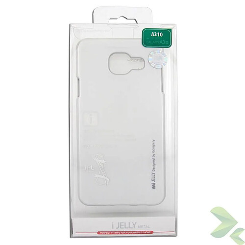 Mercury I-Jelly - Coque pour Samsung Galaxy A3 (2016) (Argent)