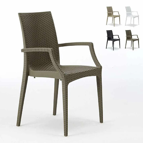 Grand Soleil Chaises de jardin fauteuil accoudoirs ba