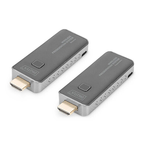 Répéteur HDMI Digitus Click & Present Mini Gris