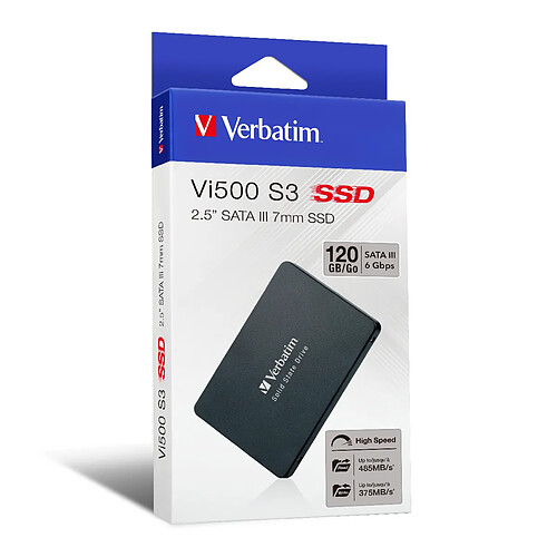 Disque SSD interne 120GO Verbatim VI500 SATA III