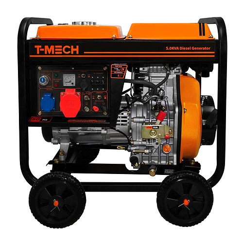 Monstershop Générateur Diesel 5KvA à Cadre ouvert T-Mech