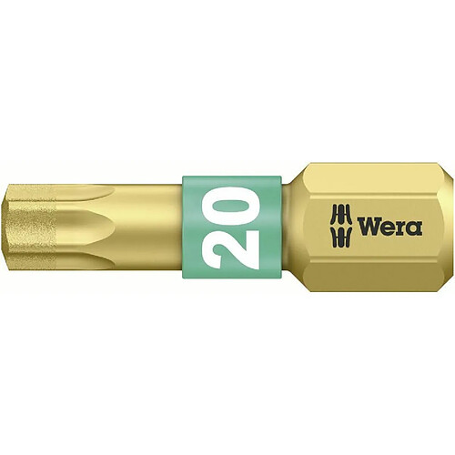 Wera Série 1 867/1 BDC Revêtement diamant Bit, tête Torx TX 20 x 1/10,2 cm Drive