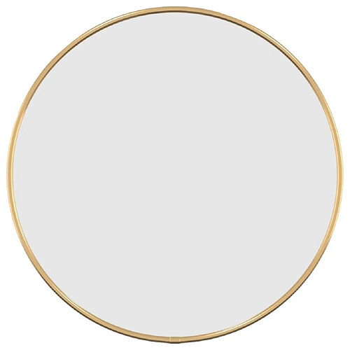 Maison Chic Miroir mural | Miroir Décoration pour Maison Salle de Bain Doré ? 40 cm Rond -GKD59778