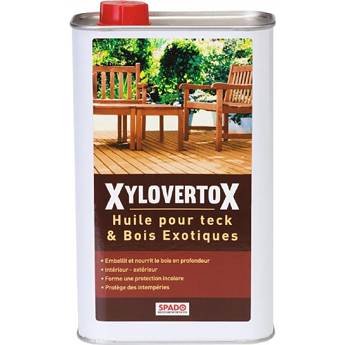 Huile pour teck et bois exotiques - Xylovertox - 1 L - SPADO