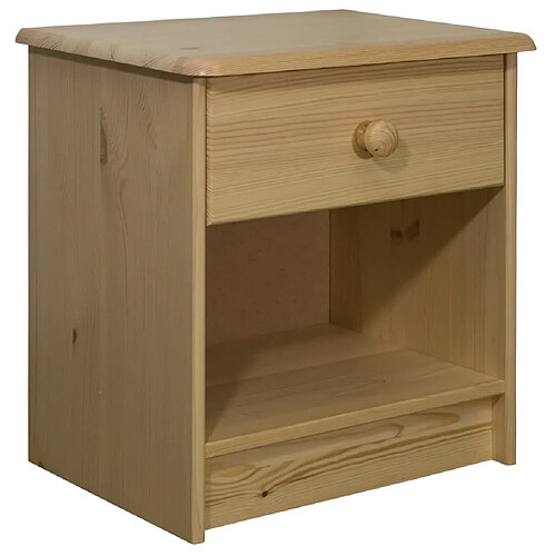 vidaXL Table de chevet 41x30x42 cm Bois de pin solide