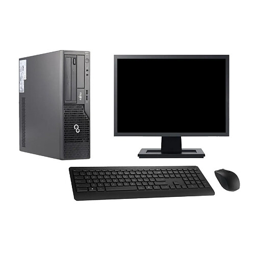 PC Fujitsu E500 DT Ecran 19" Intel i7-2600 RAM 16Go Disque 1To Windows 10 Wifi · Occasion