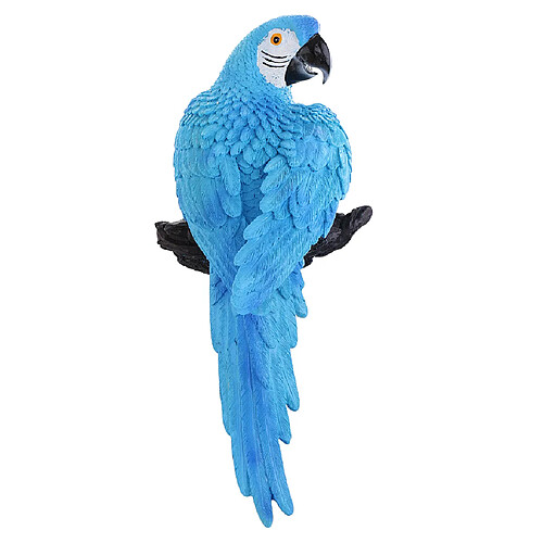 réaliste animal perroquet figure pour la maison jardin statues pelouse décoration bleu