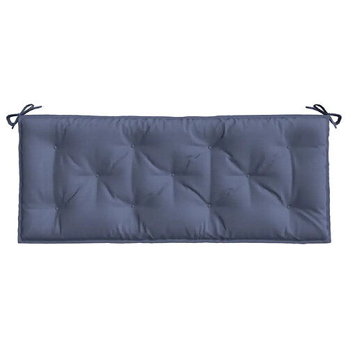 Maison Chic Coussin Confort | pouf | Coussin de banc de jardin bleu marine 120x50x7 cm tissu oxford -GKD28418