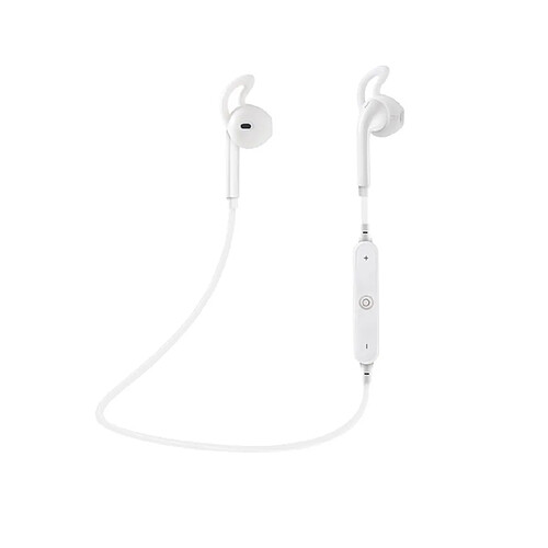 YP Select Sports Bluetooth Headset S6 Stereo 4.2 Dual-Ear In-Ear Écouteurs Blanc