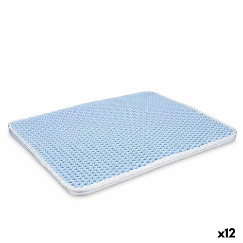 Mascow Tapis de Litière pour Chat Bleu 50 x 40 x 1,5 cm (12 Unités)