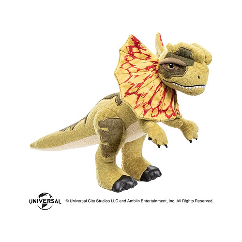 Noble Collection Jurassic Park - Peluche Dilophoasaurus Rex 25 cm