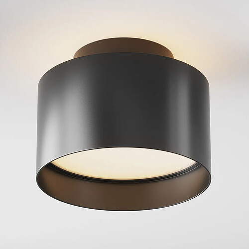 MAYTONI Downlight monté en surface noir 3000K